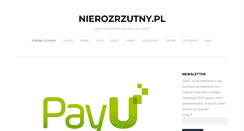 Desktop Screenshot of nierozrzutny.pl